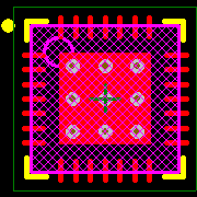 AS1110-BQFR Footprint - ams