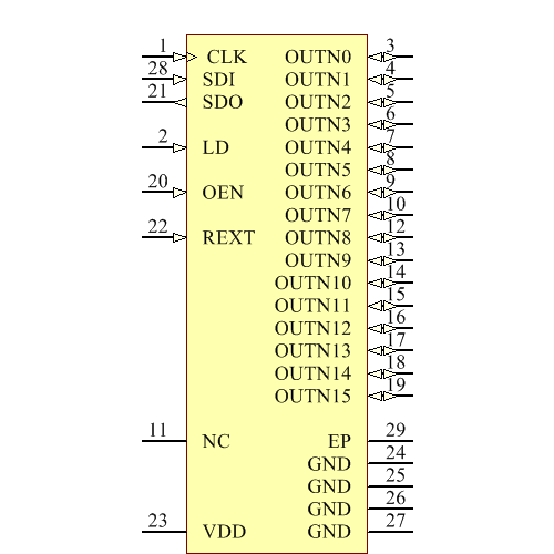 AS1110-BQFR Symbol - ams