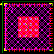 CC430F6135IRGCT Footprint - Texas Instruments