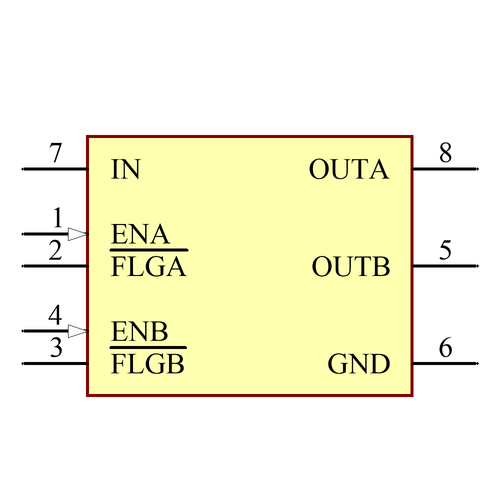 MIC2076-1YM-TR Symbol - Microchip