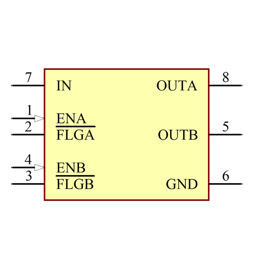 MIC2076-1YM-TR Symbol - Microchip
