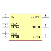 MIC2076-1YM-TR Symbol - Microchip
