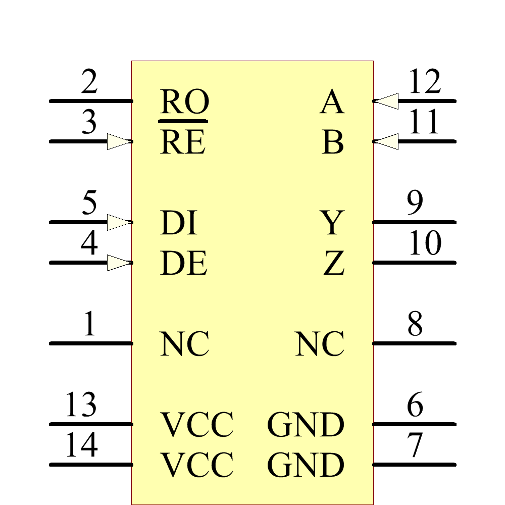 ADM3491ARZ-REEL7 Symbol - Analog Devices