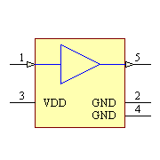 TC4421AVAT Symbol - Microchip