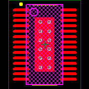 TLC59401PWPR Footprint - Texas Instruments