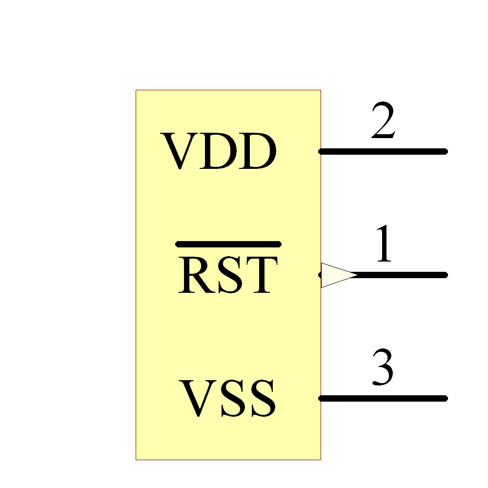 MCP102T-300E/LB Symbol - Microchip