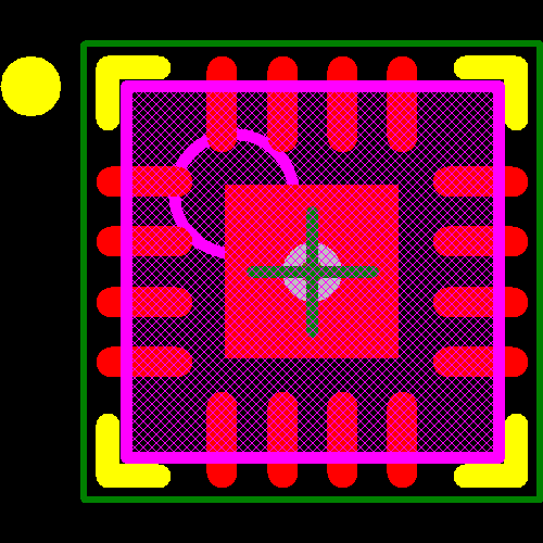 LTC6405CUD Footprint - Analog Devices / Linear Technology