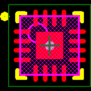 LTC6405CUD Footprint - Analog Devices / Linear Technology