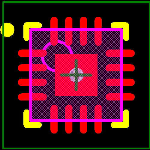LTC6405CUD Footprint - Analog Devices / Linear Technology