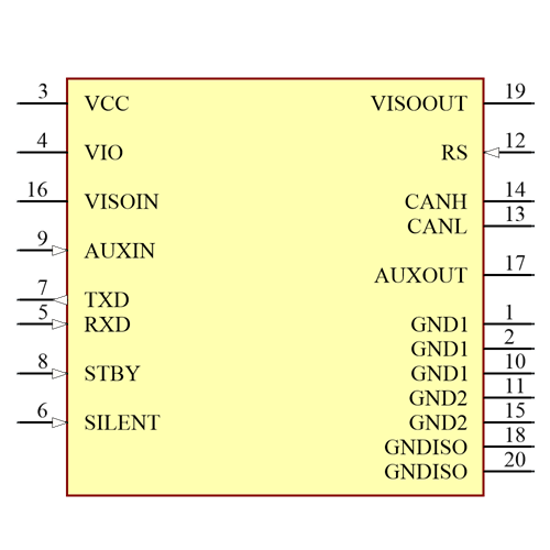 ADM3057EBRWZ Symbol - Analog Devices