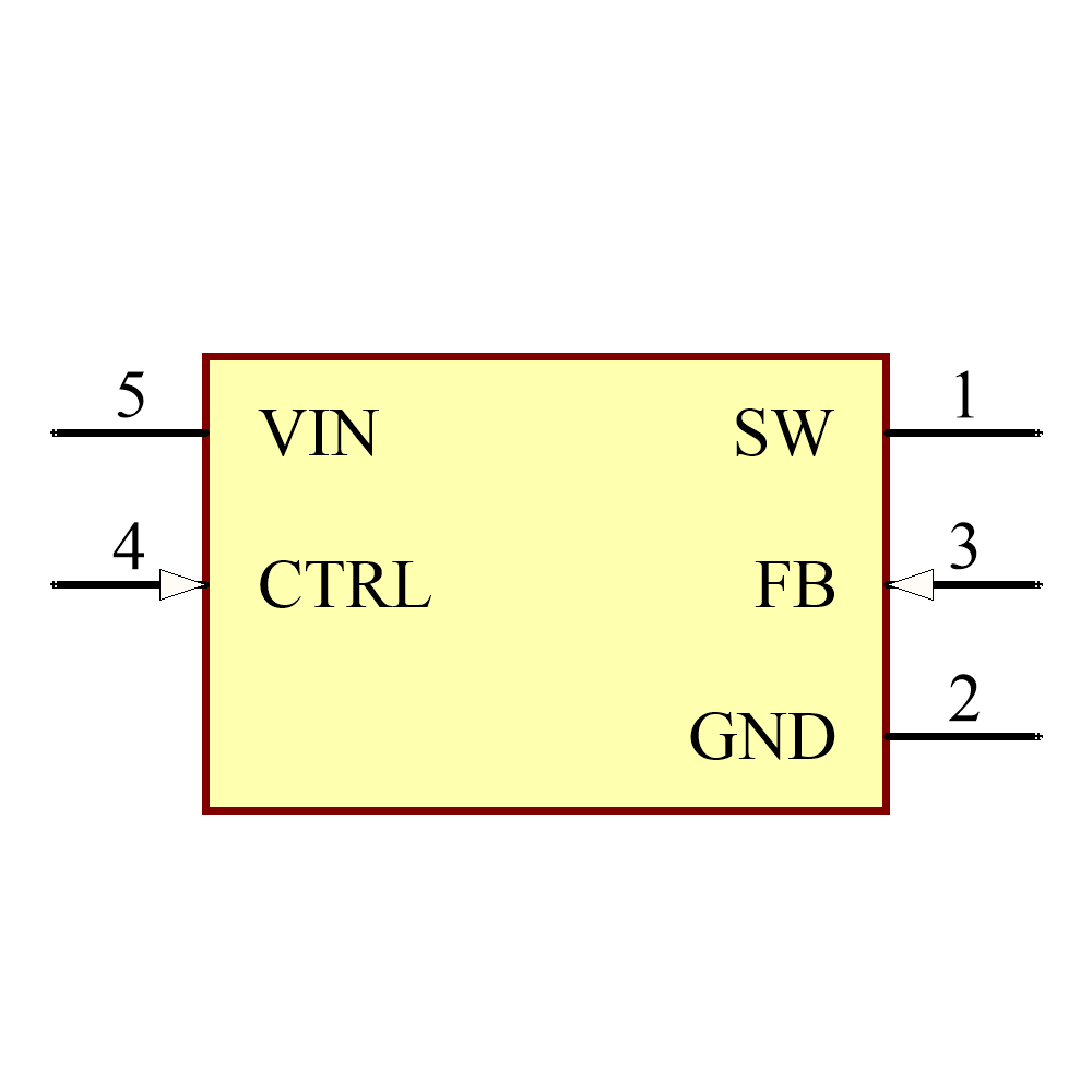 TPS92360DCKR Symbol - Texas Instruments