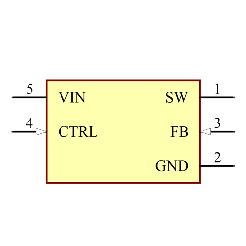 TPS92360DCKR Symbol - Texas Instruments