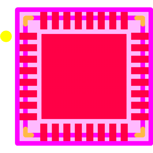 ADXL1005BCPZ-RL7 Footprint - Analog Devices