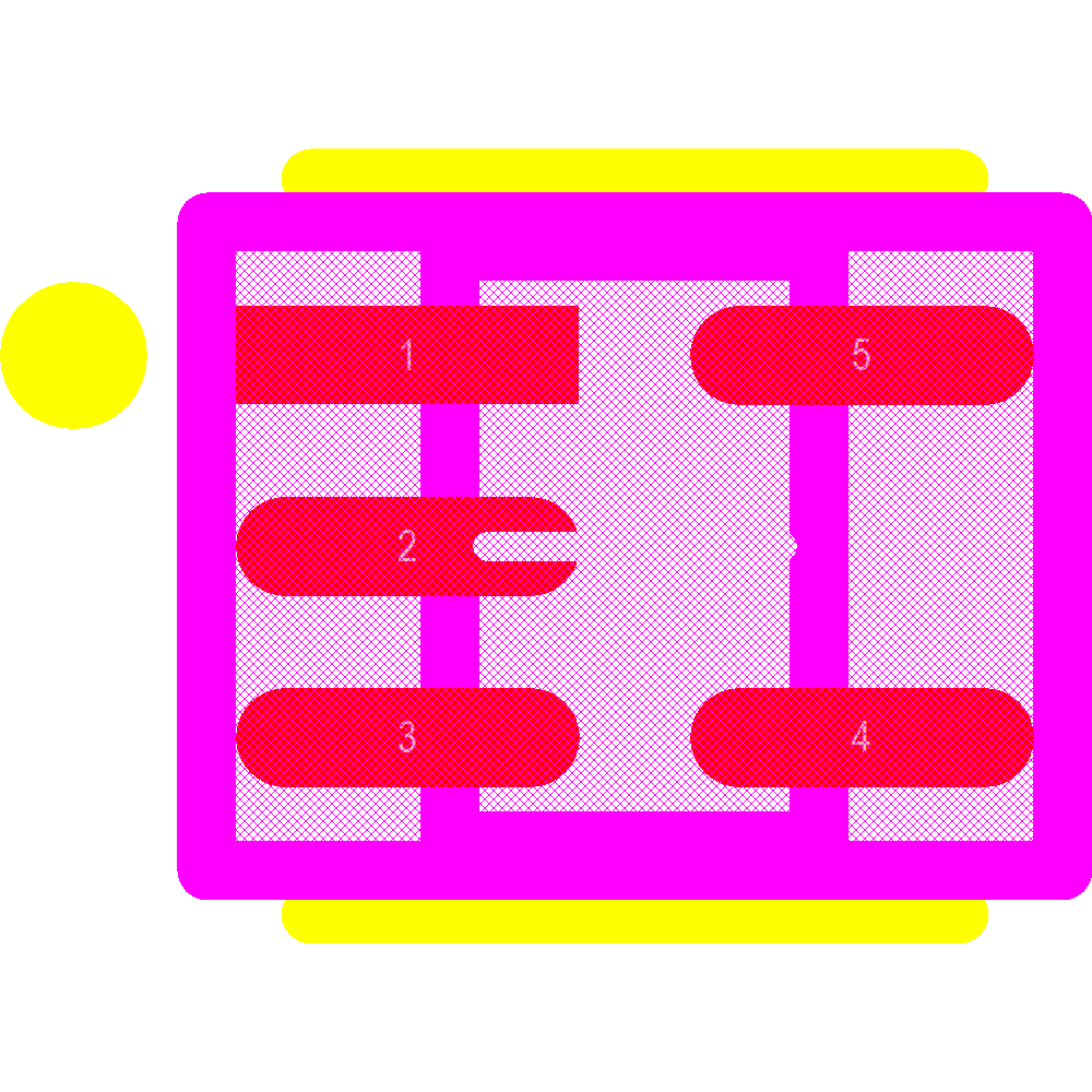MAX6743XKSYD3+T Footprint - Analog Devices