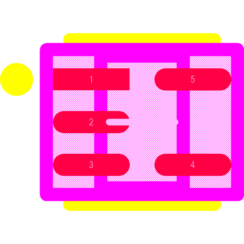 MAX6743XKSYD3+T Footprint - Analog Devices