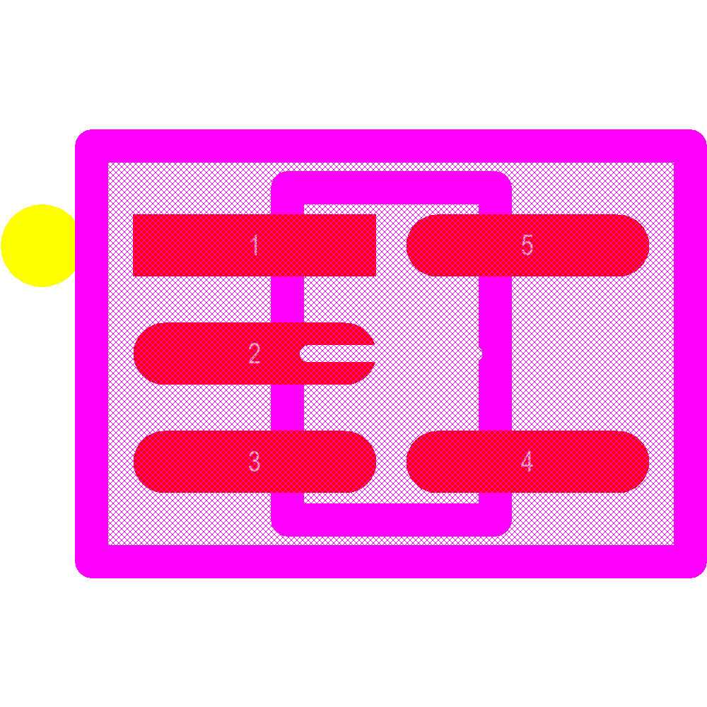 MAX6743XKSYD3+T Footprint - Analog Devices