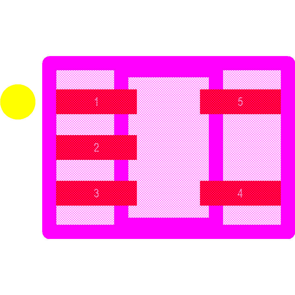 MAX6743XKSYD3+T Footprint - Analog Devices