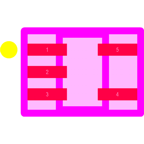 MAX6743XKSYD3+T Footprint - Analog Devices