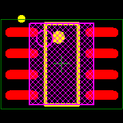 93AA46T/SN Footprint - Microchip