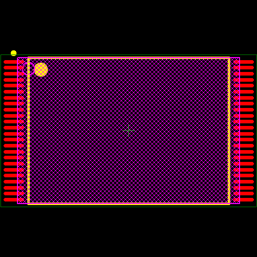 SST39VF6401B-70-4I-EKE Footprint - Microchip