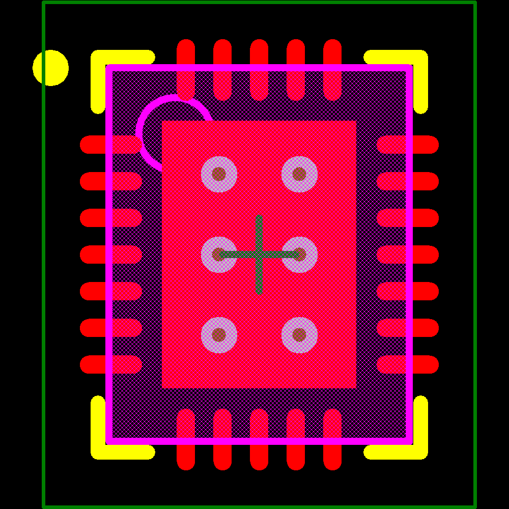 LTC4215CUFD-2#PBF Footprint - Analog Devices