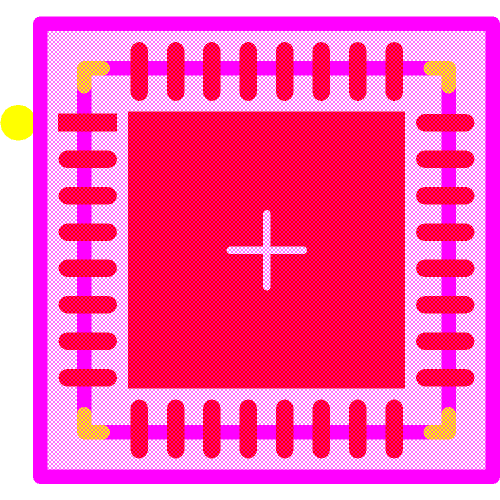 ADXL1001BCPZ Footprint - Analog Devices