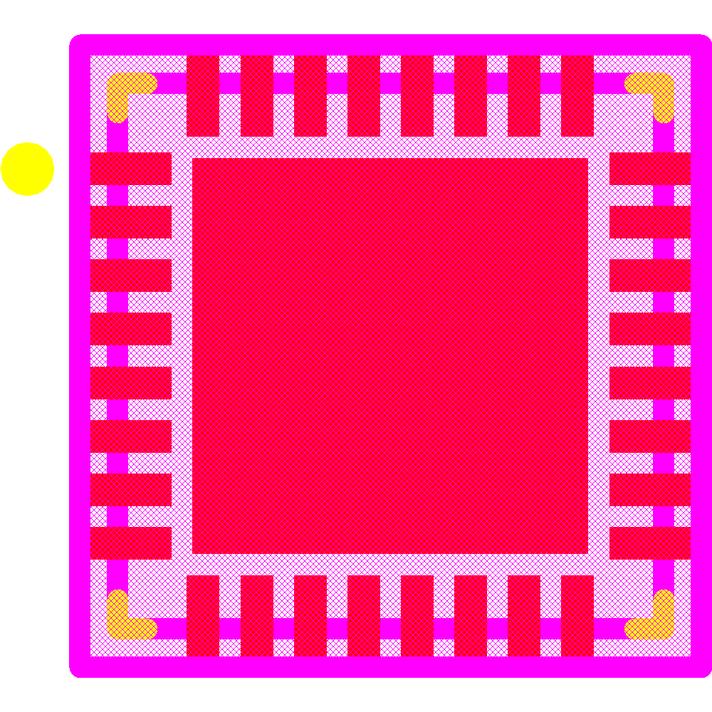 ADXL1001BCPZ Footprint - Analog Devices