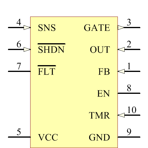 LT4356IMS-1 Symbol - Analog Devices