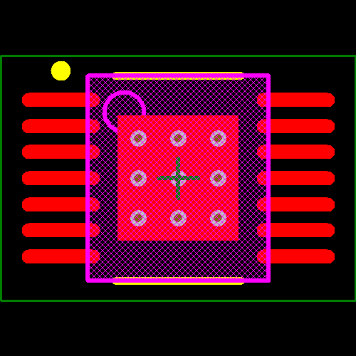 LM3406MH/NOPB Footprint - Texas Instruments