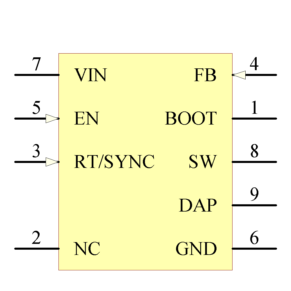 LM22670QMRX-ADJ/NOPB Symbol - Texas Instruments