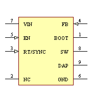 LM22670QMRX-ADJ/NOPB Symbol - Texas Instruments