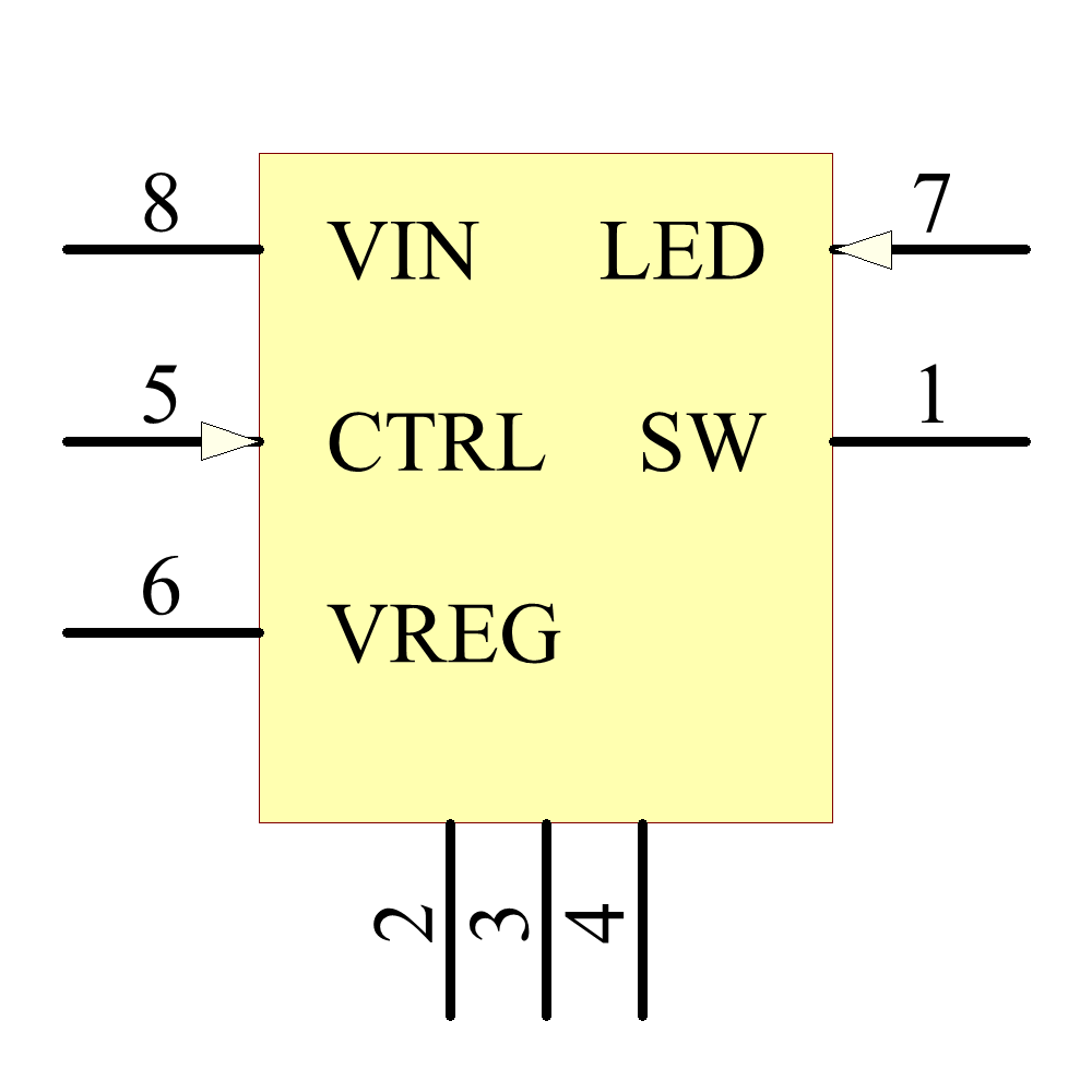 LT3590ESC8#TRMPBF Symbol - Analog Devices