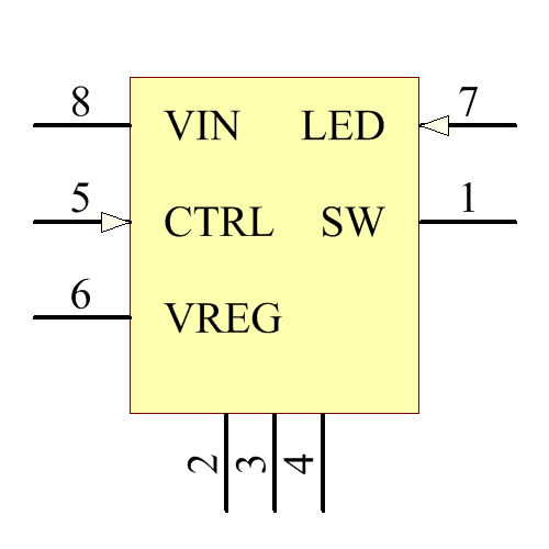 LT3590ESC8#TRMPBF Symbol - Analog Devices