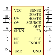 LTC4364CS-1#TRPBF Symbol - Analog Devices