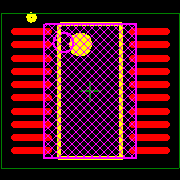 TLC59108FIPWR Footprint - Texas Instruments