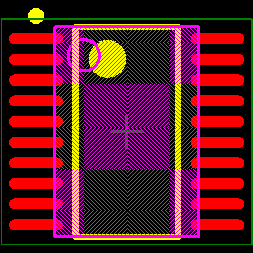 TLC59108FIPWR Footprint - Texas Instruments