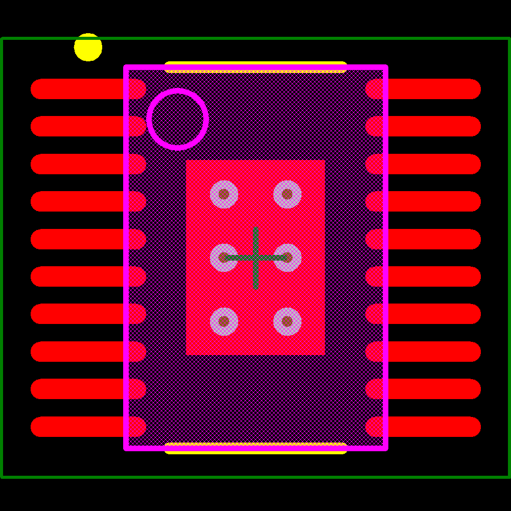 TPS76801QPWPG4 Footprint - Texas Instruments