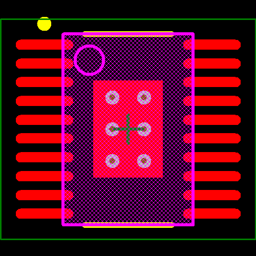 TPS76801QPWPG4 Footprint - Texas Instruments