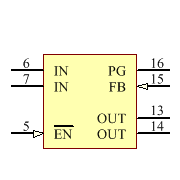 TPS76801QPWPG4 Symbol - Texas Instruments
