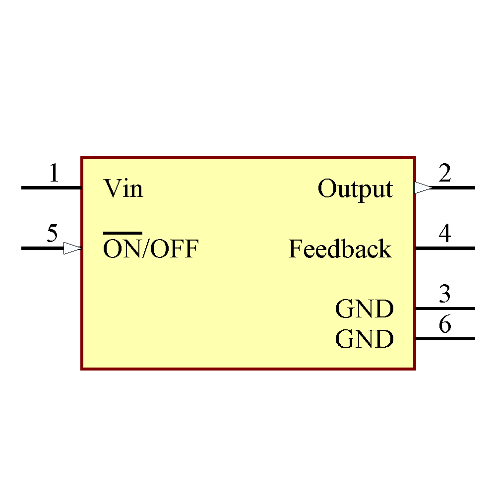 LM2596DSADJG Symbol - onsemi