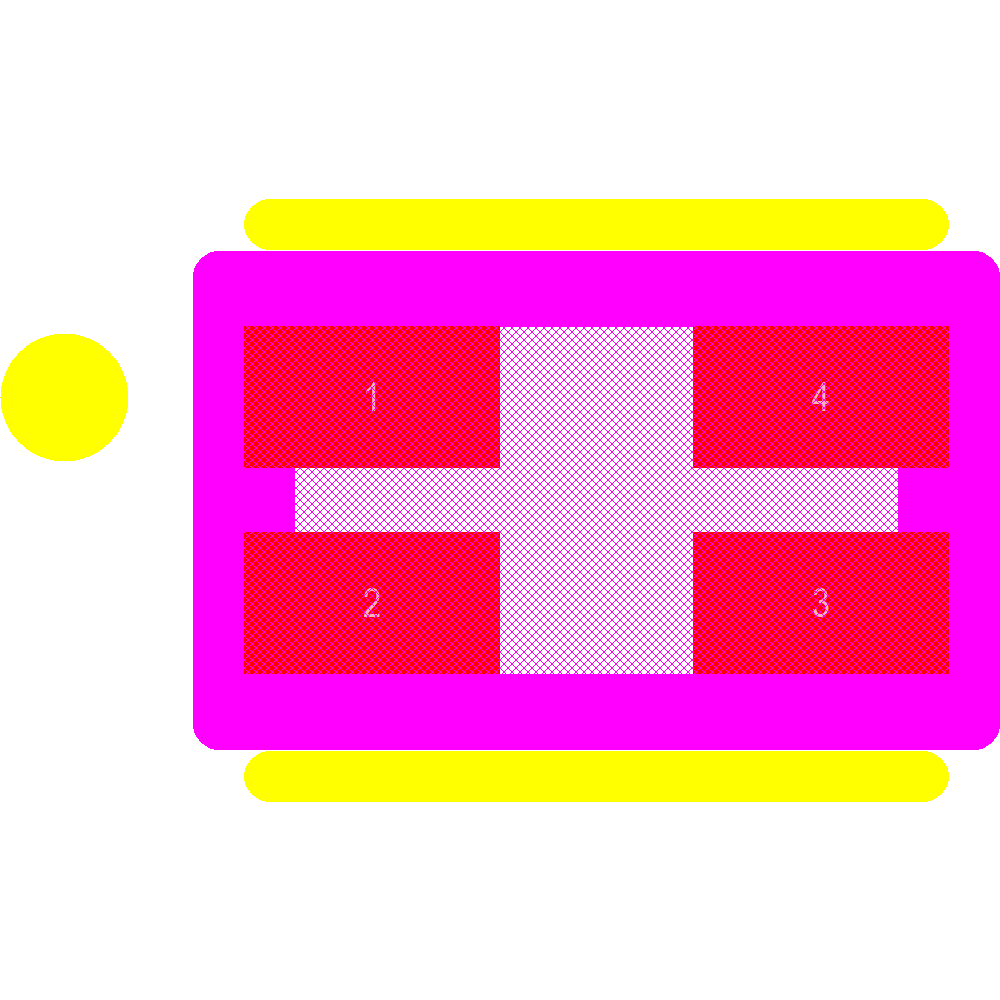 G3VM-61UR(TR05) Footprint - Omron