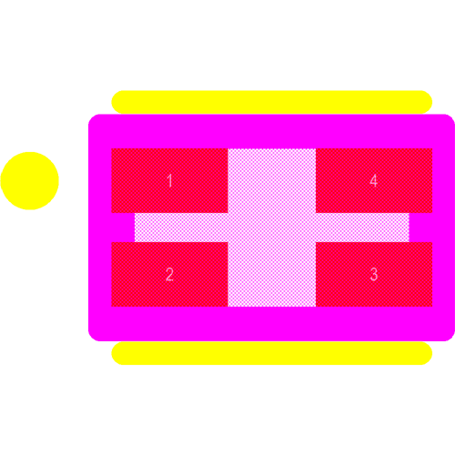 G3VM-61UR(TR05) Footprint - Omron