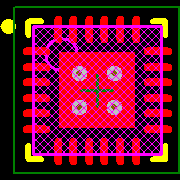 LTC3205EUF#PBF Footprint - Analog Devices