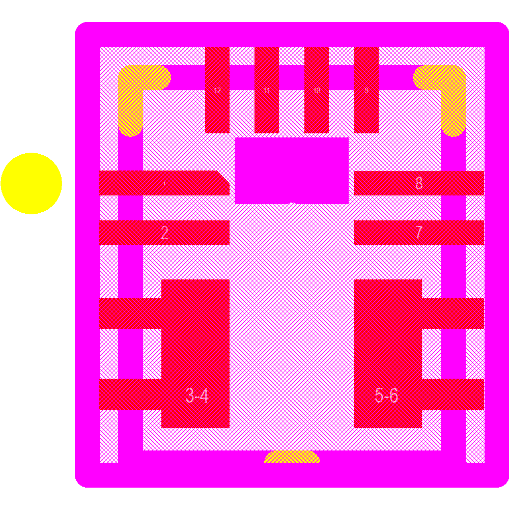 MPM3810GQB-12-Z Footprint - Monolithic Power Systems