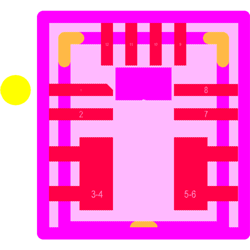 MPM3810GQB-12-Z Footprint - Monolithic Power Systems