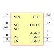 MPM3810GQB-12-Z Symbol - Monolithic Power Systems