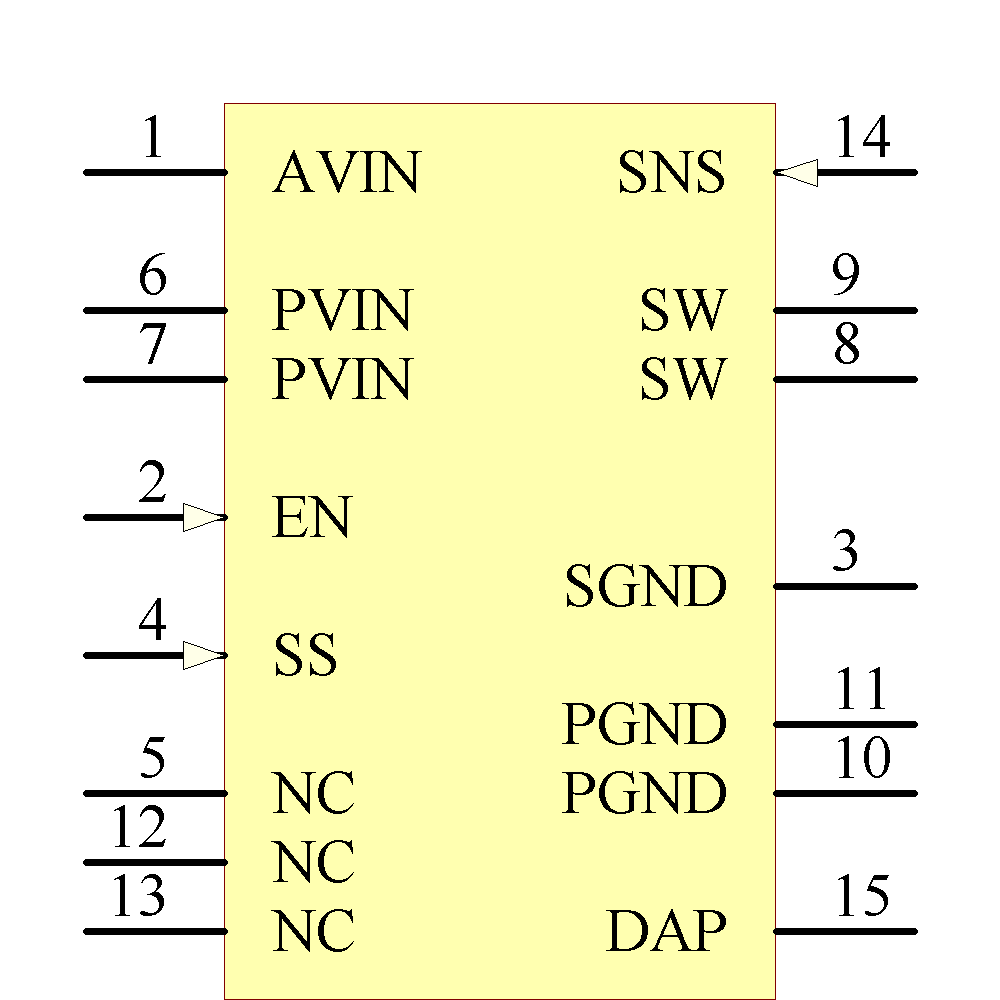 LM2853MHX-0.8/NOPB Symbol - Texas Instruments