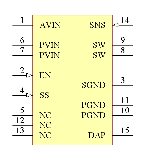 LM2853MHX-0.8/NOPB Symbol - Texas Instruments