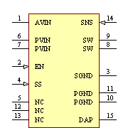 LM2853MHX-0.8/NOPB Symbol - Texas Instruments