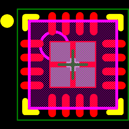 TPS53316RGTT Footprint - Texas Instruments